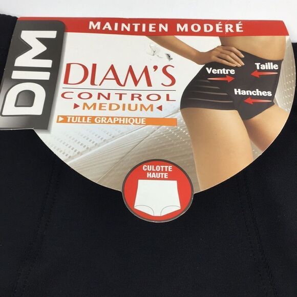 Dim Diam’s Control Shapewear Cheeky PinUp Underwear Black Size Medium - Picture 5 of 13